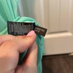 EXPRESS  Large Mint Green Chiffon Strapless Mini-Dress Photo 8