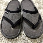 Isotoner  Gray with Black Trim Sandals Size 7.5-8 Photo 4