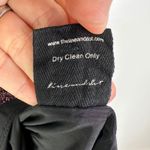 Line and Dot  Opal Gown V-Neck Long Sleeve Metallic‎ Shimmer Purple Size L Photo 12