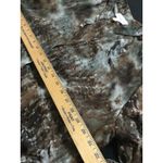 Veronica M  Women's Size M Long‎ Sleeve Brown Gray Sheer Blouse Top Photo 2