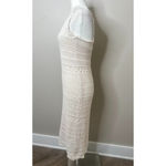 Freshman 1996 Dress M Boho Babydoll Y2K Fairy Cottagecore Crochet Maxi Sweater Size M Photo 2