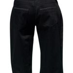 Cache  White Whip Stitch Trim Stretch Black Jean Pant Boot Cut New NWT $118 Photo 4