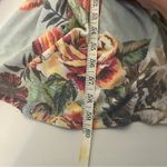 JODIFL  Blooming Halter Floral Strapless Floor Length Dress Large Green Pink Photo 6