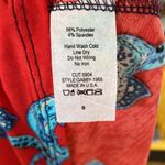 DazzleUp Tunic Top Swim Cover Up Paisley Patriotic‎ Print Beach Vacation Resort Red Photo 3