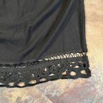 Swimsuits For All Vera Black Crocheted Cold Shoulder Coverup 6/8 Photo 4