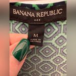 Banana Republic  Jersey Green Navy Pattern Sleeveless Maxi Dress NWOT Photo 4