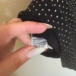 St. John ‎ Embellished Polka Dot Knit Top Sz M Black Gold Sleeveless Santana Knit Photo 4