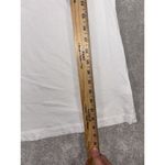 Garnet Hill  cuffed sleeves‎ white cotton henley button blouse Small Photo 5