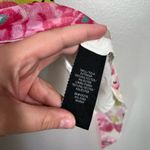 Nicole Miller Vintage Y2K Pink Floral Femme Feminine Chiffon One Shoulder Top XL Photo 4