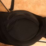 Lisa blue black velvet adjustable straps bikini top size small Photo 8