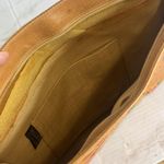 Valerie Leather Clutch Bag Womens Large Tan Multicolor Jaguar Jungle Embossed Photo 12