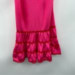 Victoria's Secret  Sexy Little Things Barbie Hot Pink Lace Tiered Slip Dress Sz M Photo 2