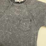 New In Womens Dark Gray Sleeve Crew Neck Front Pocket Mini Dress Size S Photo 2