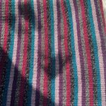 Glitter striped knit scarf Photo 9