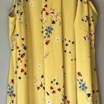 Charter Club  Yellow / Navy Blue Floral Halter Tank Top Size 1X Photo 9