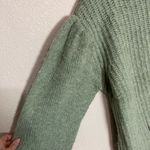 City Chic  NWT Mad Knit Sage Soft Jumped Sweater S/16 Photo 2