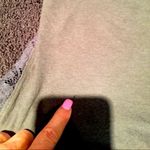 Aerie  Gray Lace Tank Top Photo 3