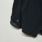 Lululemon  Shorts Women's 10 Hotty Hot II LR Lined Running Long 4" Black LW7ARLT Photo 3