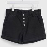 Vanilla Star Jeans Vanilla Star Washed Black Denim Paper Bag Short Photo 4