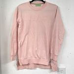 Sesame Street  Pink Long Sleeve Pullover Sweater Womens M Casual Embroidered Photo 0