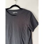 American Giant Black Crewneck Short Sleeve Lightweight Cotton Tee Womens Large Photo 2