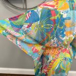 SOL & MER Embellished Crochet Sheer Swim‎ Cover Up Size Small/Medium Green Photo 2