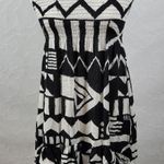 Seneca Rising + Pacsun Womens Dress Size M Black White Strapless Tribal Hi Photo 0