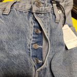 Levi's NEW  High Rise, Button Fly, Cropped, 501 Embroidered Denim Jeans Photo 6