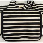 Kate Spade Hana Flatiron Handbag - Black White Stripe with Bow Photo 8