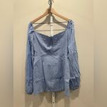 Rumer Camille Mini‎ Dress Size M Blue Size M Photo 8