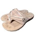 Merrell  Terran 3 Cush Post Moon Beige Thong Sandal Size 7 Photo 2