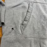 Hollister Gray Full Zip Hoodie Distressed Holes Ripped Sleeve Graphic Logo XL Photo 1