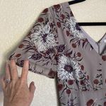 Madewell  Mini Dress Painted Blooms Lilac size 4 EUC Photo 4