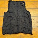Free People Intimately  Black Textured Cropped Tank Top Womens XS S Photo 2