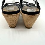 Stuart Weitzman  Velvet Cork Wedge Sandals Women's 9 US Photo 5