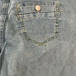 XOXO - X.O.X.O low rise Vintage (Y2K) light wash capri denim(wide leg) 7/8 Photo 9