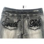 Vintage Southpole Distressed Black Jeans Bling Spell Out Logo Juniors Women's 13 Size undefined Photo 3
