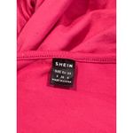 SheIn  Ruched Sparkly Hot Pink Sweetheart Bodycon Dress Women's Size S (4) Barbie Photo 4