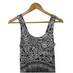 Soma Sleeveless A-Line Short Dress Lacey Stripe Ivory Women's Small Photo 1