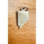 Vintage‎ Nevada Yellow Enamel State Travel Map Sterling Silver Charm Carson City Photo 4