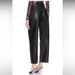 Levi's NWT Levi’s Revolve Faux Leather Baggy Dad Pant in Black Slippery Slope 25 Photo 8