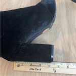 Jessica Simpson  Black Velvet Ankle Boots Size 7 Photo 4
