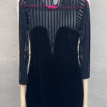 Motel Rocks Black Long Sleeve Plunge Bodycon Dress Photo 5