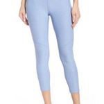 Outdoor Voices Womens Light Blue Warm Up Crop Leggings Small Photo 1