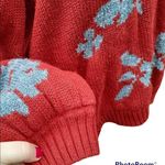 Sundance  Balloon Sleeve Floral Cardigan Sweater Photo 4