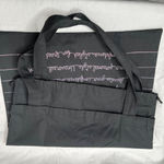 Democracy Black Canvas Cotton Tote Bag Photo 3