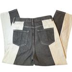 PacSun  High Rise Straight Black White Two Toned Denim Jeans Women Size 28 Photo 1