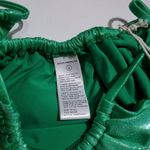 Good American Tiny Ties String Bikini Bottom Metallic Green Size 5 2XL Sparkle Photo 5