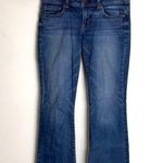 American Eagle dark denim kick boot super stretch jeans size 4 short Photo 0