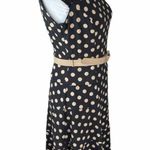 Jones Studio Dress Barn Polka Dot Dress, Black Photo 2